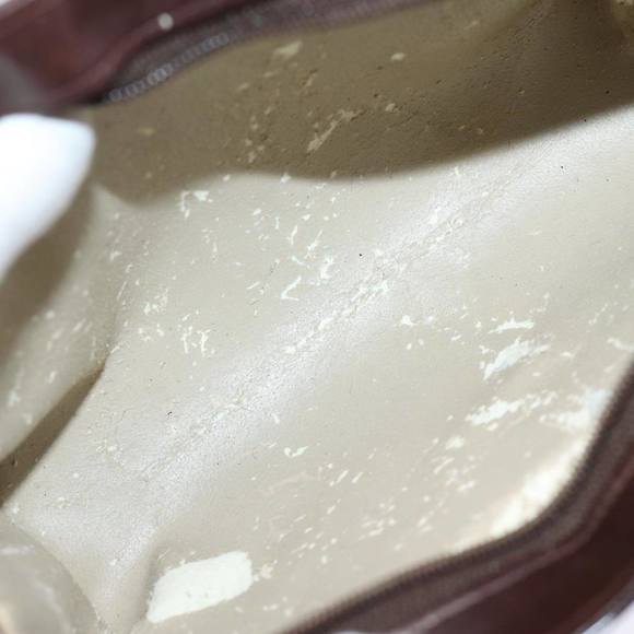 CHANEL Pouch Patent leather Brown CC Auth 74604 - Picture 9 of 16